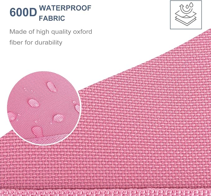 Car Trunk Organizer, Collapsible Car Organizers and Storage Large Pink | Sturdy, Strong Capacity, Clean Decor, Multi Compartment Container Box, Adjustable Car Accessories for SUV Sedan Truck - Image 5