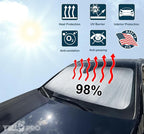 YelloPro Auto Custom Fit Reflective Front Windshield Sunshade Sun Shade for 2023 2024 2025 2026 Lexus RX SUV, UV Reflector Sun Visor Protector Blocks Accessories - Image 2