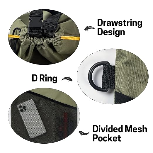 GNEGNI 2PCS Hanging Car Garbage Can - Waterproof Leakproof Trash Bag | Car Trash Can with Durable Leakproof Lining, Keeps Vehicle Clean and Neat - Image 5