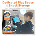 Airplane Tray Table Cover – Universal Fit & Easy Setup – Airplane Tray Cover Kids - Use in Buses, Trains, High Chairs I Plane Travel Essentials for Kids 1-5 Years - Image 4