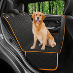 Dog Car Seat Cover for Back Seat, Waterproof Hammock for Car, SUV & Truck, Non-Slip Backseat Cover for Dogs, Heavy-Duty Dog Hammock Style Seat Protector Pets, Easy to Install & Clean by Petloox