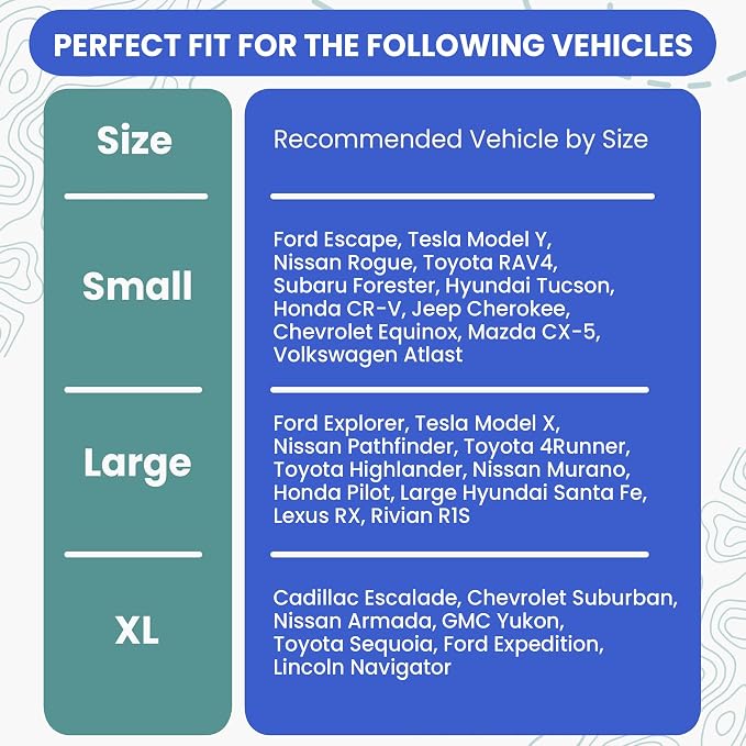 4Knines SUV Cargo Liner for Dogs, Fold Down Seats, Tan XL | Heavy-duty split design for 60/40 and 50/50 fold-down seats. K9-Shield waterproof protection and non-slip backing. - Image 6