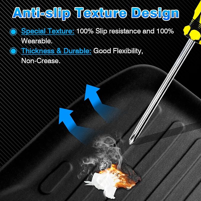Cartist Cargo Mat Compatible with Ford Edge 2015-2024 Accessories Cargo Liner TPE All Weather Anti-Slip Odorless - Image 5