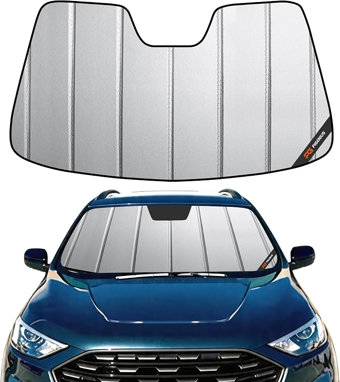 Pigenius Windshield Sun Shade for Ford Edge 2015-2024 Front Window Sunshade - Safeguard by Pigenius