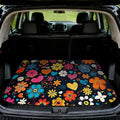 Car Trunk Mat - Universal Size 29" x 39", Floral Pattern Cargo Liner | Car Accessory for SUVs/Sedan/Wagons, Durable Protective Mat, Trunk Liner for Families/Travel Enthusiasts by Unknown