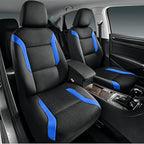 Skechers Memory Foam Car Seat Covers, Air Cool Mesh Thick Seat Covers,Car Seat Covers Front Seats Airbag Compatible, Automotive Comfort & Protection for Most Cars, Vans,Trucks, SUVs,Blue by Unknown