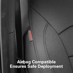 EKR F150 Seat Covers Custom Fit for (RegularCab) 2015-2020 Ford F150 XL/XLT & 2017-2022 F250/F350/F450 SuperDuty XL/XLT(First Row Only),Heavy-Duty Waterproof,Sweat &Dirt Resistant,Neoprene(Black) - Image 5