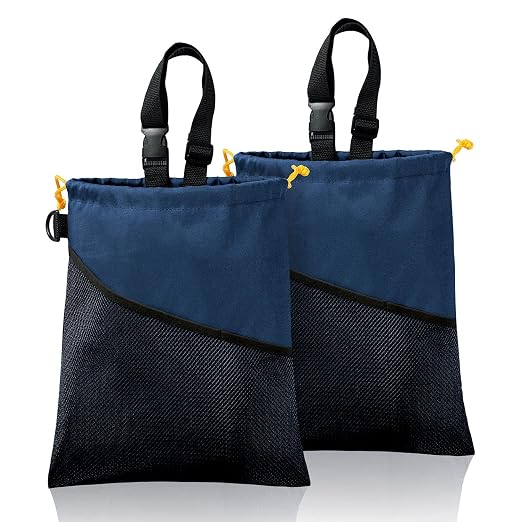 GNEGNI 2PCS Hanging Car Garbage Can - Waterproof Leakproof Trash Bag | Car Trash Can with Durable Leakproof Lining, Keeps Vehicle Clean and Neat by GNEGNI