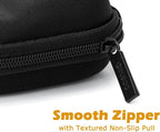 Ginsco 2026 Hard Shell Earbuds Case for Wired/Wireless Earphone, Portable Travel Tech Cable Cord Organizer, Backpack-Style Storage Pouch with Carabiner for Apple EarPods - Image 8