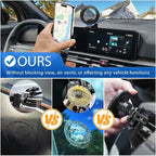 Car Phone Holder for Kia Sportage 2026 Accessories 12.3-in Screen | 2026 Kia Sportage Cell Phone Mount for Magsafe iPhone, 360° Hands-Free No Air Vent Blockage One-Hand Operation Stable Stand - Image 4