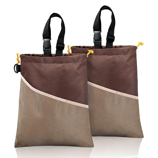 GNEGNI 2PCS Hanging Car Garbage Can - Waterproof Leakproof Trash Bag | Car Trash Can with Durable Leakproof Lining, Keeps Vehicle Clean and Neat by GNEGNI