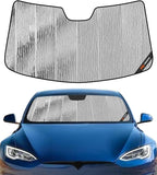 Pigenius Windshield Sunshade for Tesla Model S 2012-2026, Custom Front Window Sun Shade - AstraGuard by Pigenius