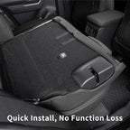 coverdream Full Set Leather Seat Covers for Toyota Corolla 2009-2013 Base,L,LE,XLE Sedan,Airbag Compatible,Waterproof Car Seat Protector,Fit Like A Glove(Black & Red-2) - Image 9