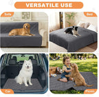 100% Waterproof Dog Bed Cover Pet Blanket, Gray+Gray (30"x30") | ,7-Layer Reversible Couch Covers for Dogs Met for Sofa Furniture Car Camping - Image 4