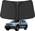 Tiguan Windshield Sun Shade for VW Tiguan 2018-2022 2023 2024 2025 Blocks UV Rays Accessories,1:1 Custom Foldable Thickened Wear-Resistant Front Window Sunshade Visor,Keeps Your Car Cooler by Achaltiza