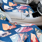 1 Pack Car Seat Towel Cover with Storage Bag, Multi National Parks 1 Style | 63 x 32 in Car Towel Seat Cover Non Slip Waterproof, Gym Workout Swimming Running, Machine Washable Sweat Absorbent Protector - Image 5