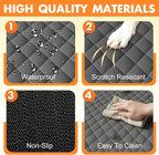 Dog Car Seat Cover for Back Seat, Fits Cars/SUVs/Trucks, M-Charcoal Grey - Image 4
