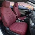 Lolcar CRV Seat Covers Custom Fit for Honda CRV 2017 2018 2019 2020 2021 2022,Leather Car Seat Cover Full Set for Trucks SUV,Waterproof Car Seat Cushion,Faux Leather (Burgundy) by LOLCAR