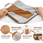 OlarHike 10 Set Compression Packing Cubes for Travel Essentials,Compressible Expandable Space Saver Bags for Organizing Clothes,Luggage Suitcase Garment Bags with Over 1000 pcs Mesh Holes(Brown) - Image 7