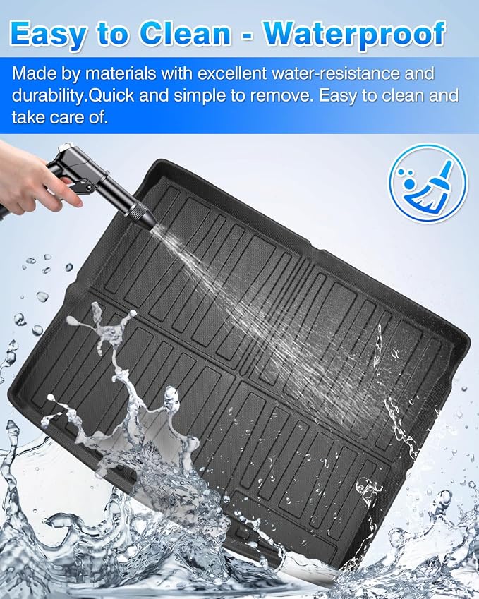 Cargo Liner for Jeep Compass 2017-2025 All Weather Trunk Mat for Compass Accessories Cargo Mat TPE Heavy Duty Anti-Slip - Image 4