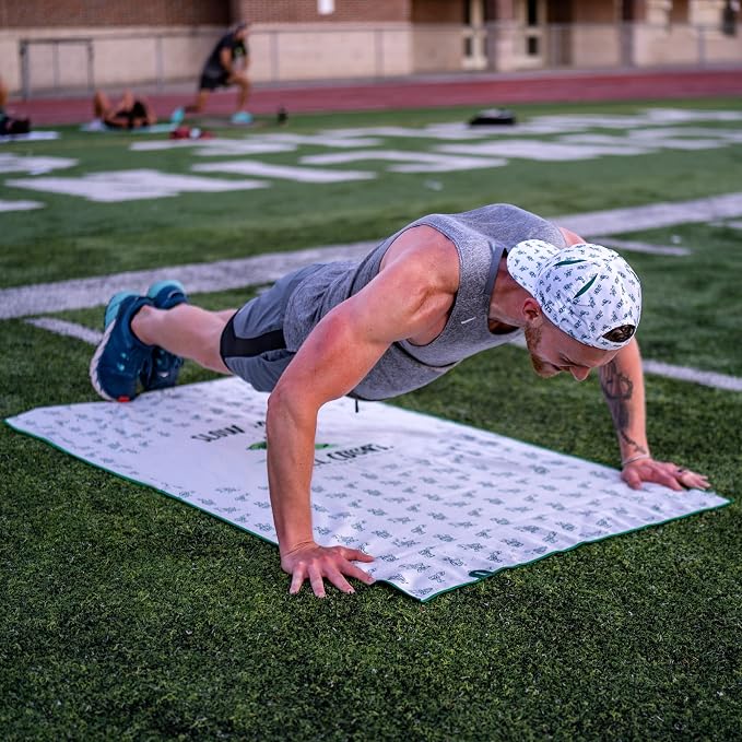 Sprints Athletic Running Towel, Full-Sized, Car Seat Cover - Moisture Wicking (Slow Days Still Count) - Image 8