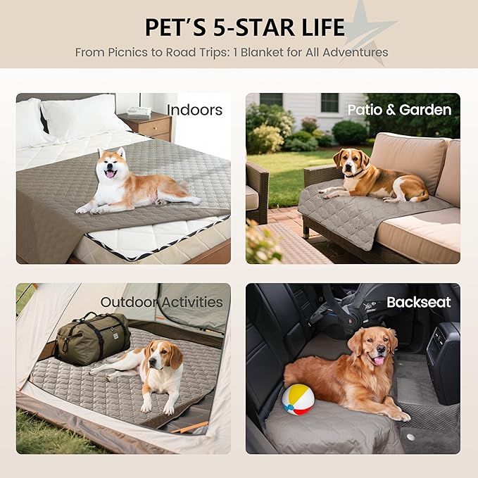 gogobunny Waterproof Dog Blanket, Couch Covers for Sofa, Reusable Pee Pads | Wear Resistant, Leakproof Sofa Cover for Pets, Anti-Pilling, Hypoallergenic, Machine Washable, 30x90 Inch Dark Stone - Image 2