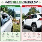 RAV4 Window Shades 2019-2024, Rear Side Mesh, 2PCS | Custom Fit Window Shades, Breathable Mesh Blocks UV Rays, Reduces Heat & Glare, Creates Comfort for Babies & Rear Passengers - Image 3