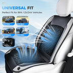 Coverado Cooling Car Seat Cover, 12V-24V Ventilated Front Seat Cushion for Car, 3-Speed Adjustable Seat Cover for Summer Driving Seat, Universal Fit for Car SUV Truck Van - Image 8
