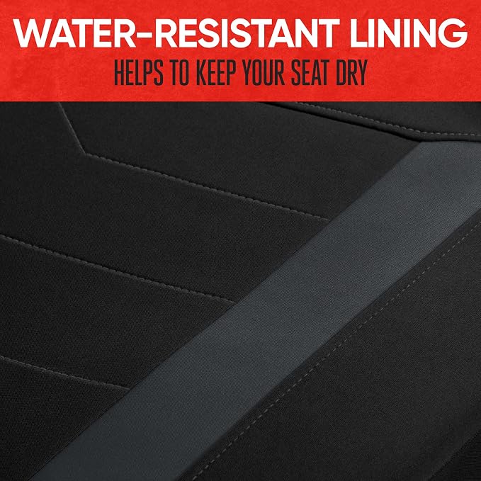 Motor Trend SpillGuard 2 Charcoal Gray Seat Covers for Cars & Seat Covers for Trucks - Neoprene Waterproof Car Seat Covers Front Seats Only - SUV Seat Covers Protector - Forros para Asientos de Carro - Image 8