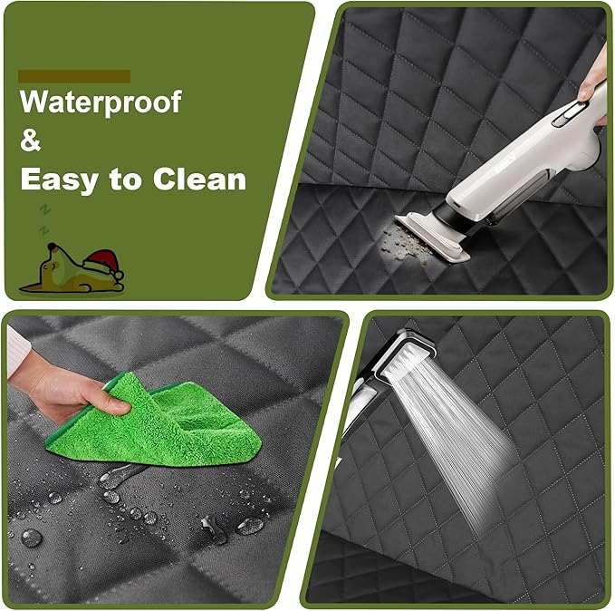 2 Packs Car Front Seat Cover for Dogs, Waterproof Pet Car Seat Protector, Nonslip Scratch-Proof Dog Seat Cover for Cars, Trucks & SUVs - Image 4