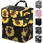 Vankor Car Trash Can with Lid Leak Proof Car Accessories for Women | 2.2 Gallon Cute Hanging Car Trash Bin for Men Car Truck Vehicle Sedan SUV Interior Automotive Garbage Cans, Sunflower by Vankor