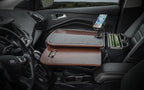 AutoExec GripMaster Car Desk for Your Vehicle Workstation and Mobile Office, Mahogany with 400 watt Power Inverter and Phone Mount - Image 2