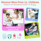 J.L. Childress Padded Backpack Car Seat Travel Bag - Ultimate, Black | Properly protects & fits most infant carriers, car seats & boosters for gate or baggage check to make airport days easier - Image 10