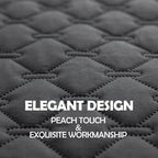 gogobunny Waterproof Dog Blankets for Large Dogs, Pet Bed Cover Breathable | Washable Pee Pads, Quilted Throw Blanket, Furniture Protector for Couch Sofa Bed Car, 82x82 Inch Dark Grey - Image 9