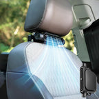 2026 NEW Car Seat Fan, Invisible Car Headrest Cooling Fan, USB Backseat Fan Portable Vehicle Design with 3 Adjustable Wind Speeds for Most Cars Vehicle Jeep Van RV Truck by Unknown