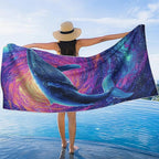 2 Pack Car Towel Seat Covers with Storage Bag, Multifunctional Towel for Gym Outdoor Sport, Picnic, Beach, Pet Dog Travel,Non-Slip Washable Car Seat Protector (Starry Whale) - Image 7