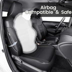 HKZ Corolla Seat Covers Custom Fit for Toyota Corolla 2020 2021 2022 Hybird LE & 2023 2024 2025 2026 Hybrid XLE Leather Car Seat Cover, 5 Seats Full Set (Black) - Image 4