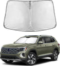 EcoNour Windshield Sunshade Compatible for Volkswagen Atlas 2018-2025 2026 | Sun Visor for Front Windshield & Window Sun Shade Cover, UV Heat Blocker & Protector, Car Accessories by EcoNour