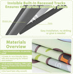 New 4 Pcs Car Side Window Shades,Baby Car Window Covers,Privacy Curtains,Block Light, Insulate Against Heat, and Shield Against Ultraviolet Rays,Easy Installation for Any Household Vehicle - Image 5