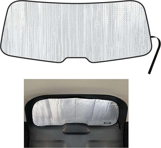 Rear Tailgate Window Sunshade Custom Fit for 2020-2026 Ford Explorer SUV | UV Reflector Sun Protector Privacy Multi-Layer Insulated Blockout Accessories [Made in USA] by YelloProAutomotive