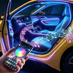 Interior Car LED Strip Lights, RGB 6 in 1 Car Ambient Lighting Kit | 16 Million Colors, Music & Mic Mode, Remote Control, Easy Installation, Plug and Play, LED Lights for Car Accessories - Image 2