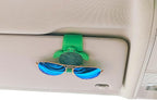 CATCH ON Cute Sunglasses Holders Organizers Accessories for Car Visor | Faux Leather Ticket Card Clip by CATCHON