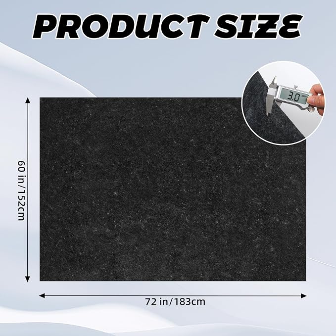 Cuttable Cargo Liner Mat 60" x 72" Universal All-Weather Trunk Protection Dog Seat Cover Cut-to-fit Machine Washable Protects Vehicle Interior for SUV Trucks Vans and Cars - Image 2