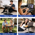 Car Seat Tray Table, Adjustable Car Desk for Laptop & Tablet | Multi-Function Travel Tray for Front Passenger/Rear/Driver Seat, Eating & Work Tray, Essentials Accessories for Long Trips - Image 9