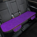 surpassme Comfortable Car Seat Covers Universal Back/Brench Seat Coves for Car Accessories with Storage Pockets, Padded Car Interior Covers for Automotive, SUV, Truck, and Van(Purple) by Surpassme