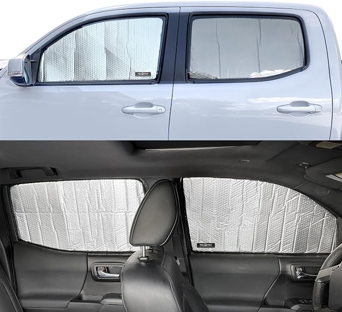 YelloPro Side Window Front Seat Sunshade Custom Fit for 2010-2019 2020 2021 2022 2023 2024 2025 2026 Dodge RAM 2500 3500, 2 Door Regular Cab (2pcs) - Image 8