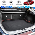 Cartist Cargo Liner Custom Fit for Kia Forte 2019-2024 Accessories All Weather Trunk Mat for Forte Cargo Mat Heavy Duty TPE Anti-Slip High Side - Image 2
