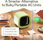 Evapolar Portable Air Conditioners - Small Personal AC Unit - Evaporative Air Cooler for Desk & Camping - Swamp Cooler - Evachill, Green - Image 3
