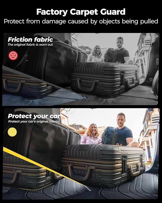 3W Cargo Liner & Backrest Mat for 7&8 Seats 2025-2026 Ford Expedition Standard - Image 5