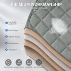 for Subaru Forester 2009-2026 Car Seat Covers, Full Set, Gray | Luxury Full Coverage Leather Seat Protectors, Waterproof Breathable, Non-Slip, Easy to Install, Airbag Compatible, All-Season - Image 8